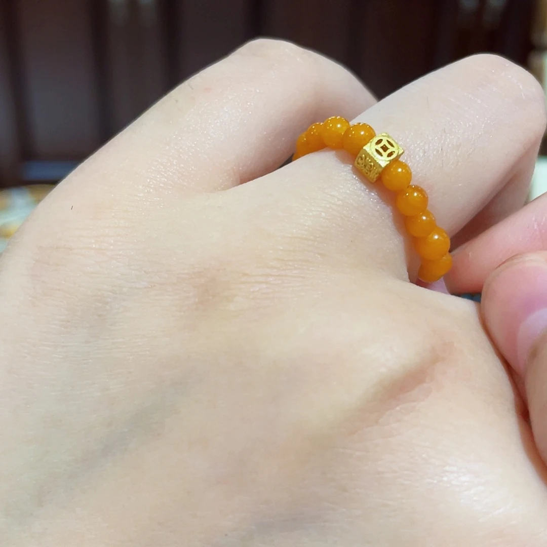 蜜蜡手链未镶嵌手串