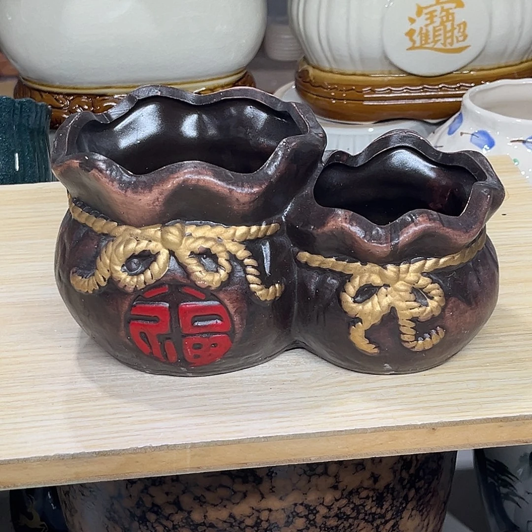 陶瓷绿植多肉微瑕花盆