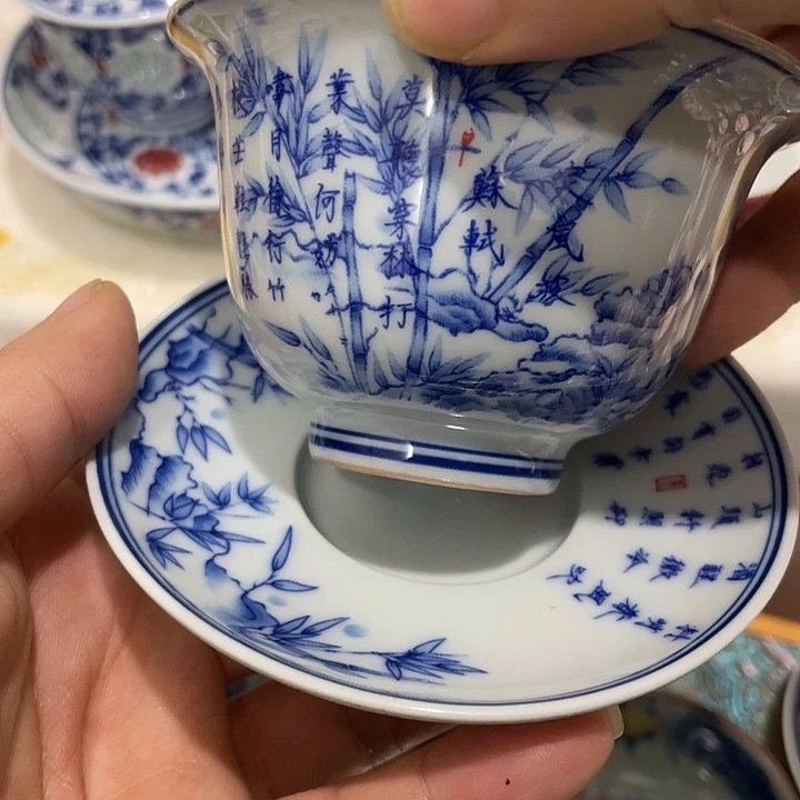 陶摆件景德镇陶瓷主人杯1344