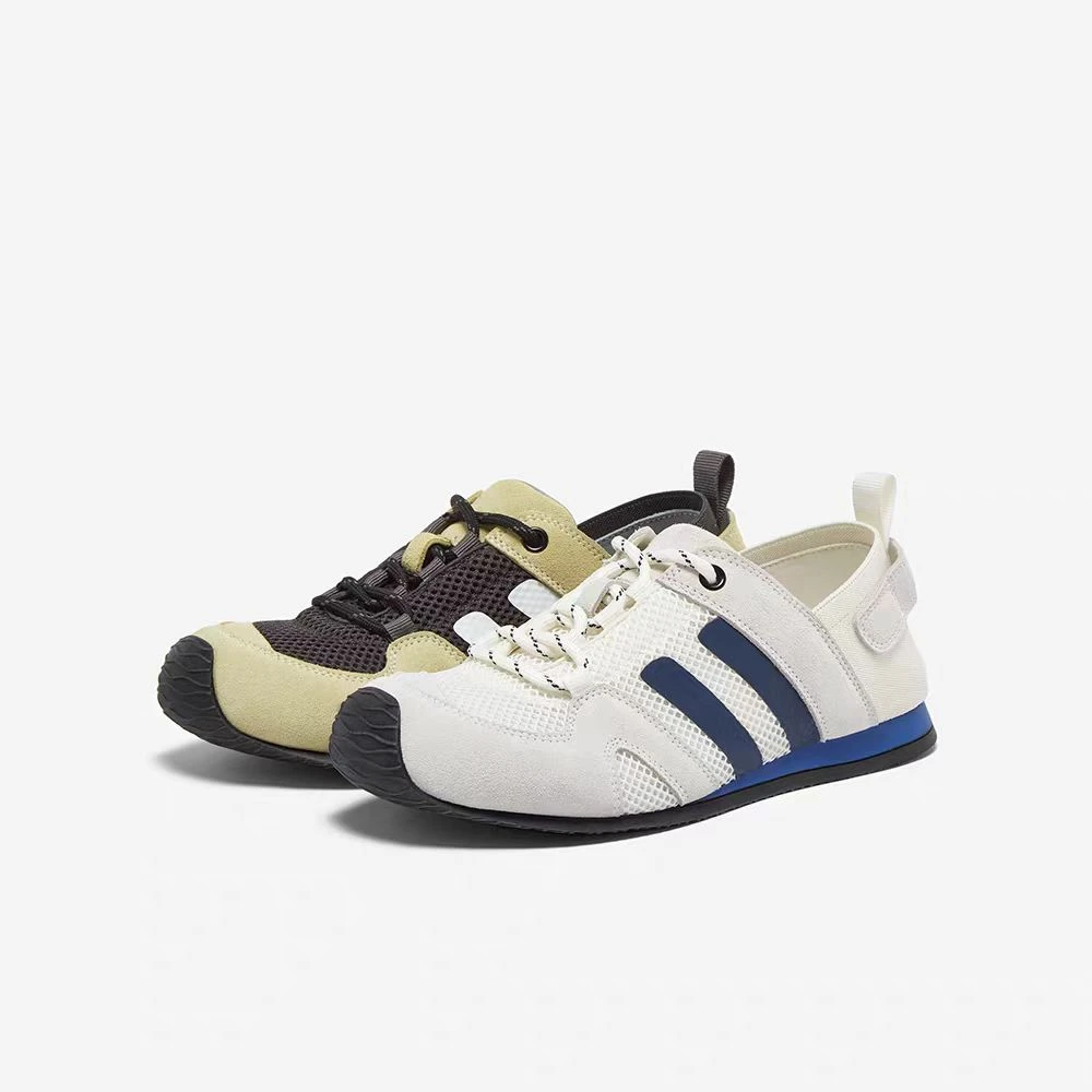 6621 图 新款真皮舒适薄底德训鞋女两穿休闲运动鞋