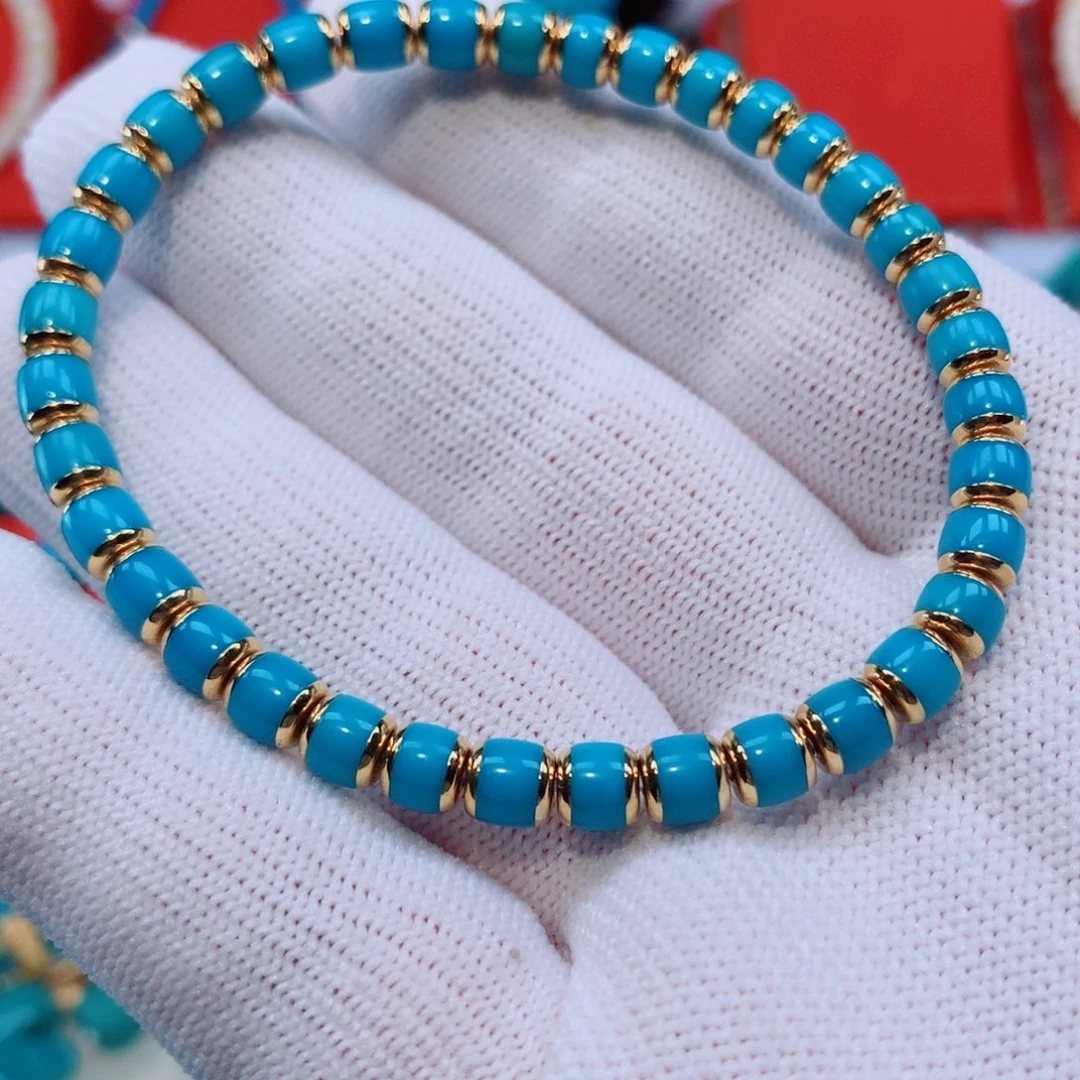 绿松石18K金镶嵌 配饰