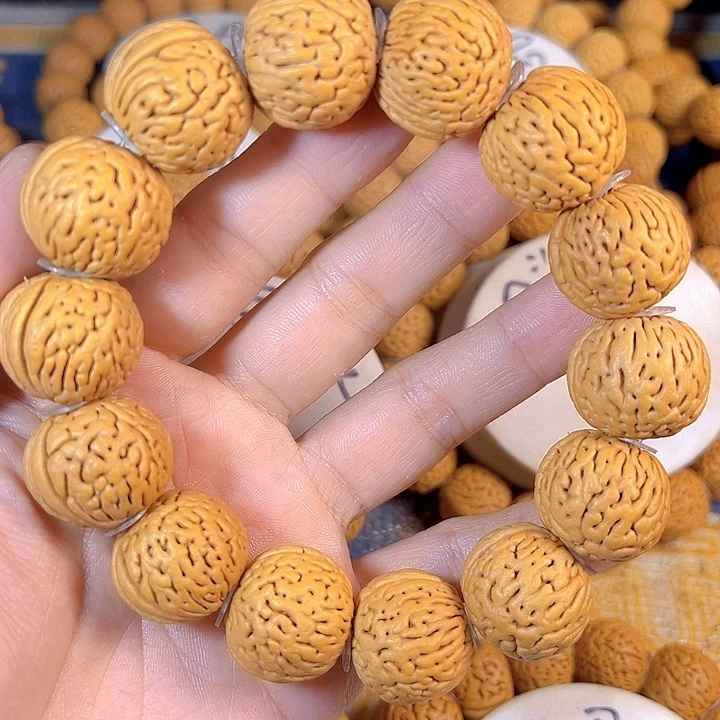 桃核手串22白月光桃核手串