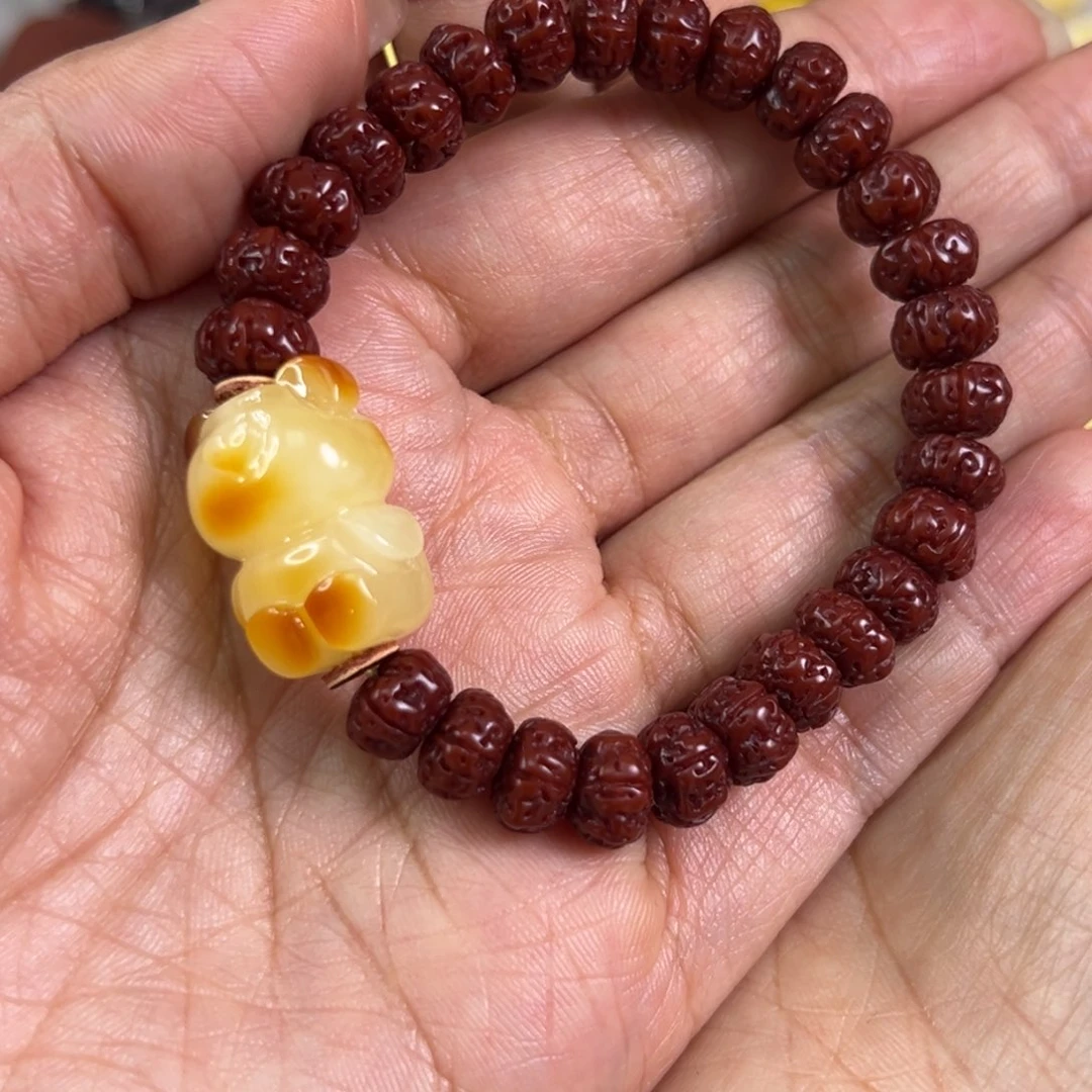 蜜蜡颈饰未镶嵌蜜蜡