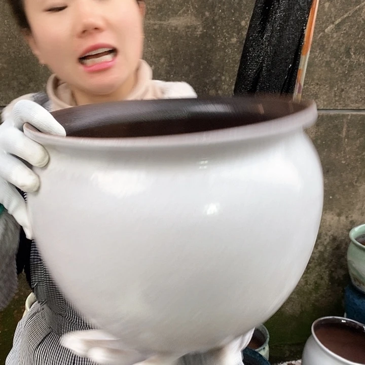 紫砂花盆正品口30高24