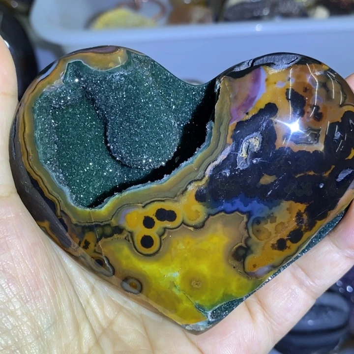 紫晶珠宝半成品未镶嵌