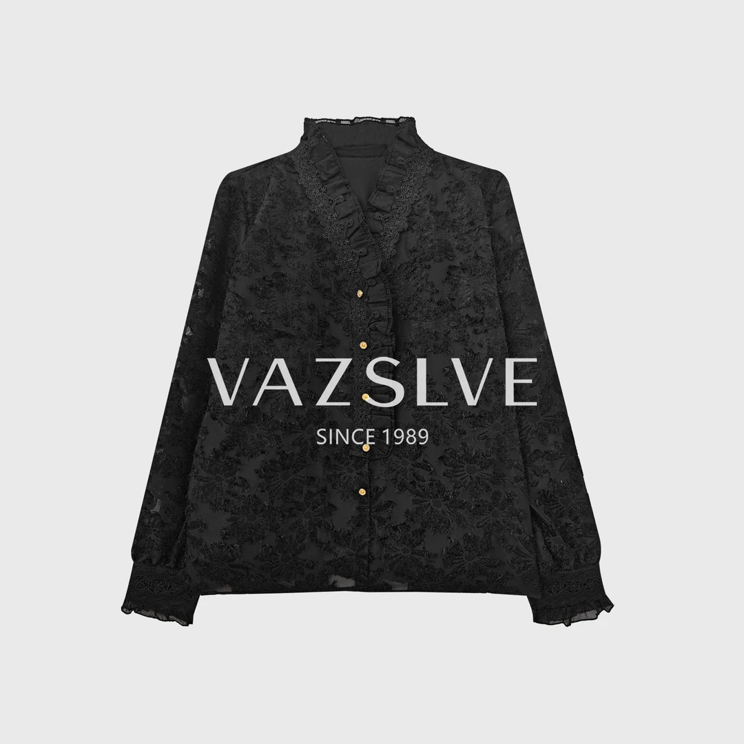 【VAZSLVE/全新奢品】捡漏新款新中式设计师气质休闲时尚T恤T2057