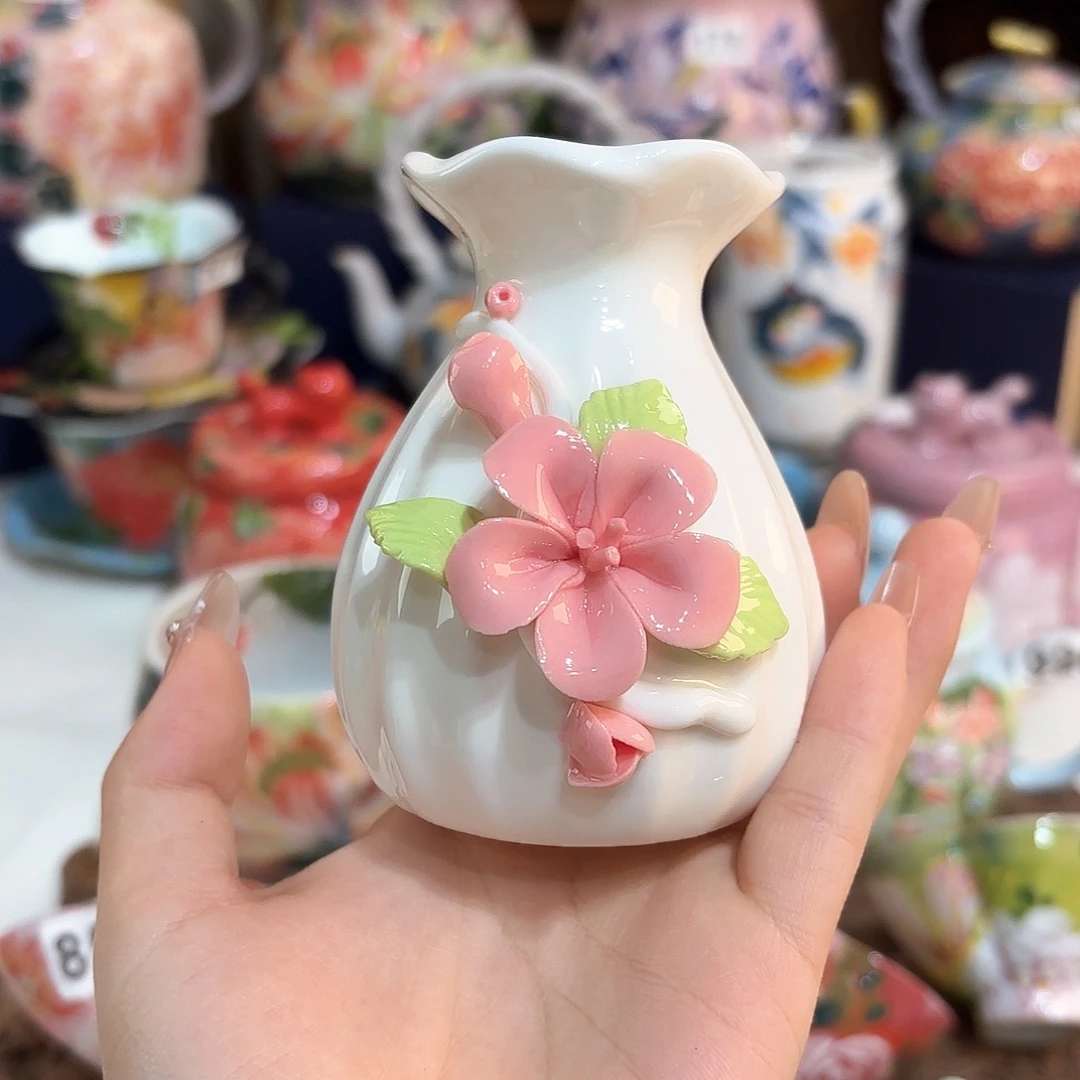 景德镇手绘高温釉下彩陶瓷茶具