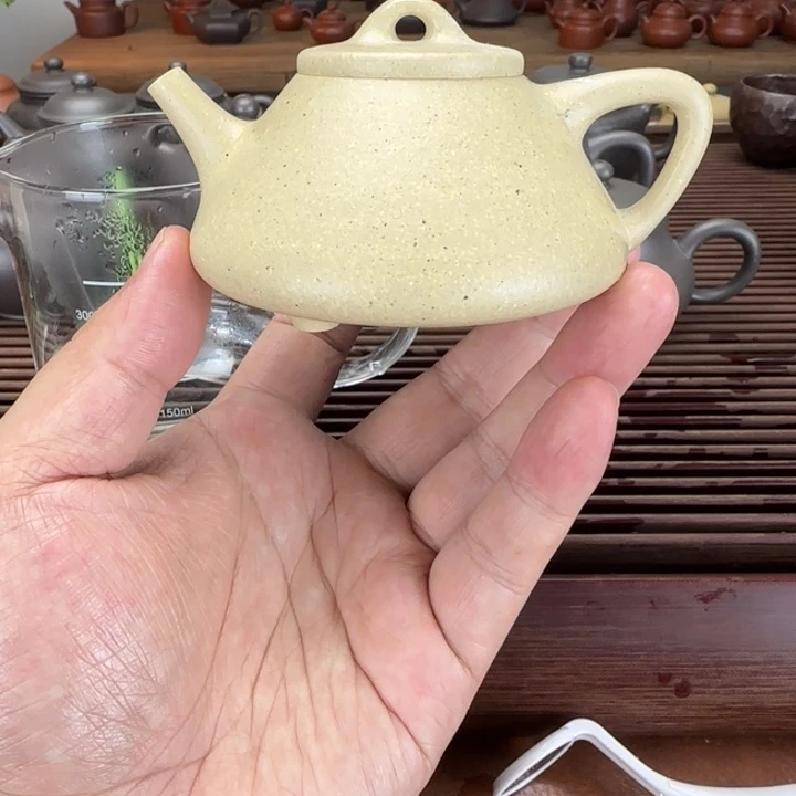 倚***雨茶壶紫砂本绿140cc微瑕