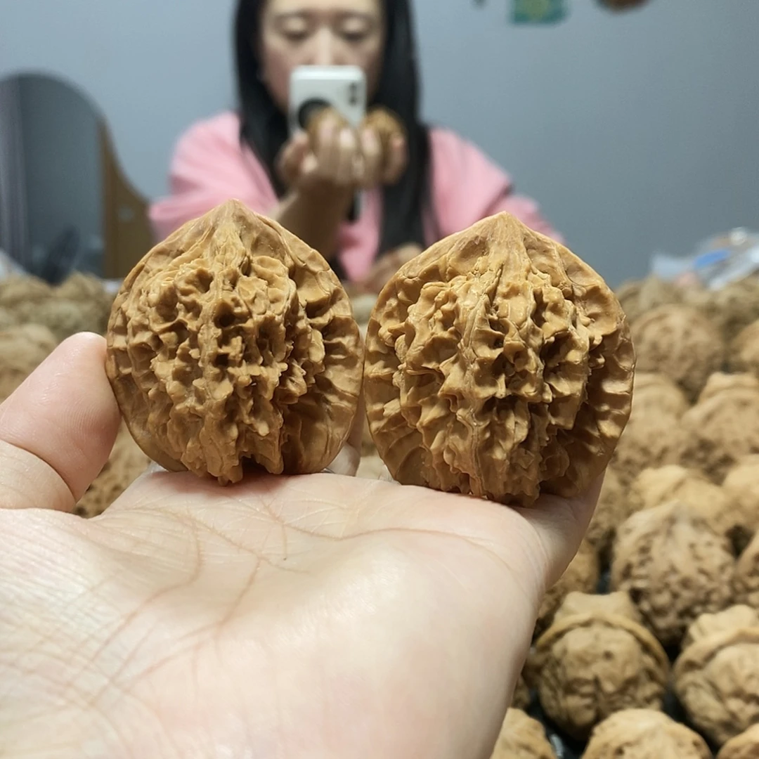 文玩核桃吊坠乾隆官帽42修