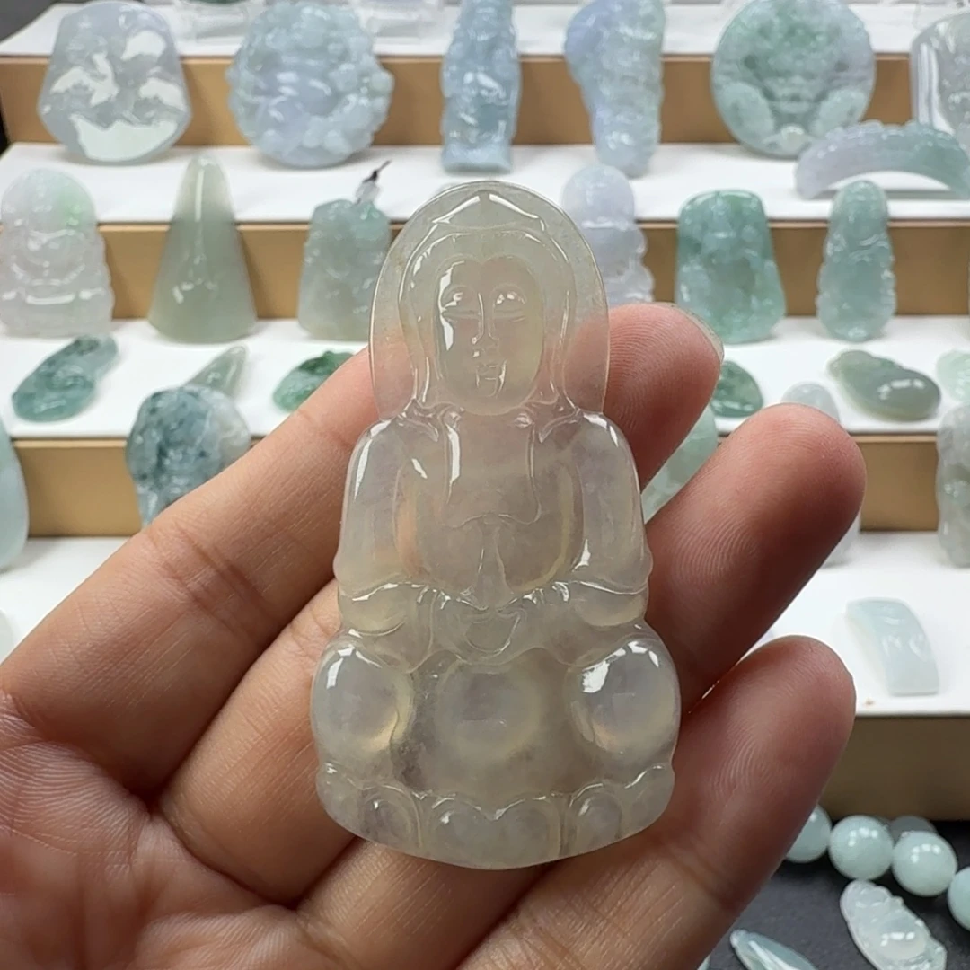 用***6项链未镶嵌翡翠翡翠