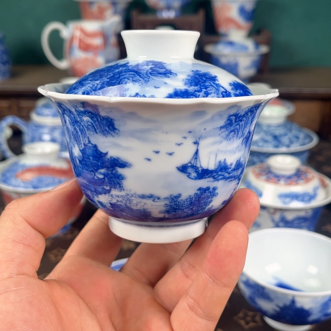 瓷片景德镇手工手绘