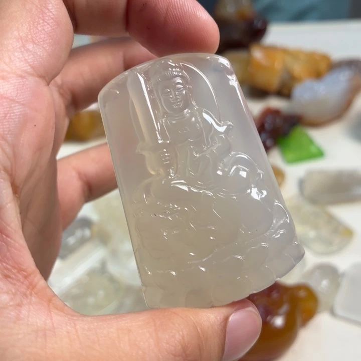 未镶嵌吊坠(不含链)玛瑙/玉髓