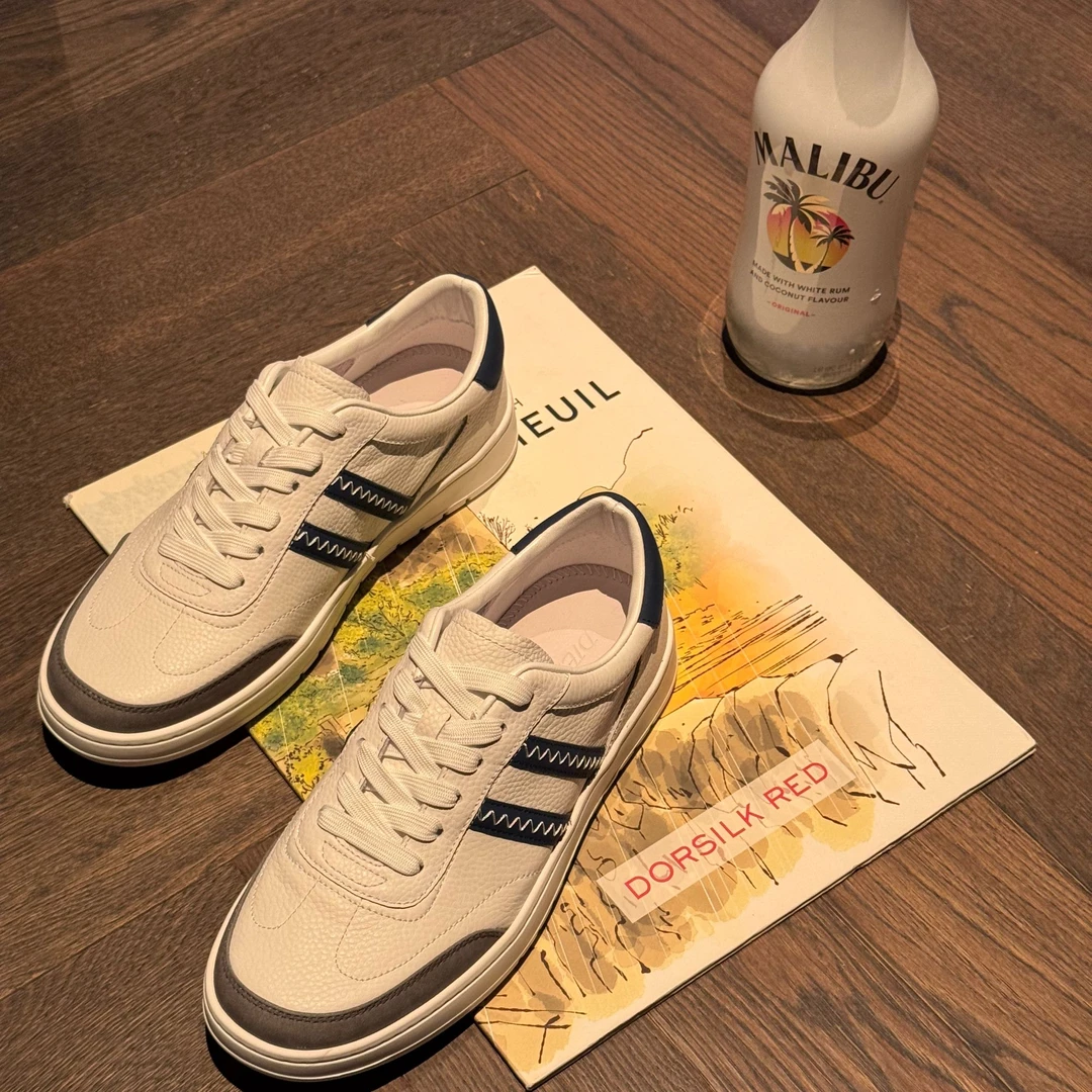 DIERTUUO迪途-51560男士经典时尚休闲复古平底系带休闲板鞋