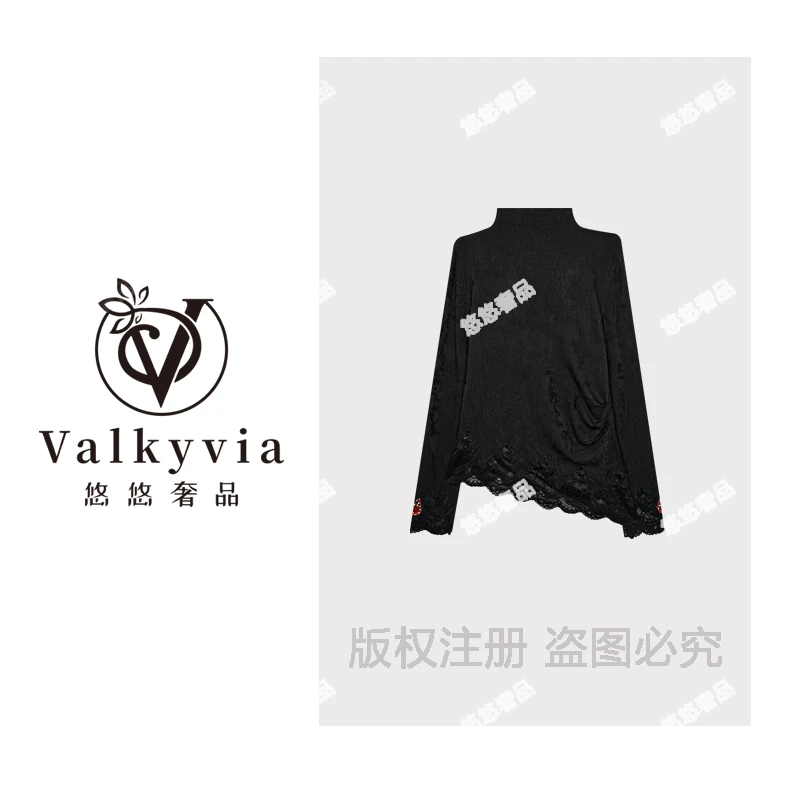 【Valkyvia/悠悠奢品】潮流百搭休闲设计师长袖T恤T1177