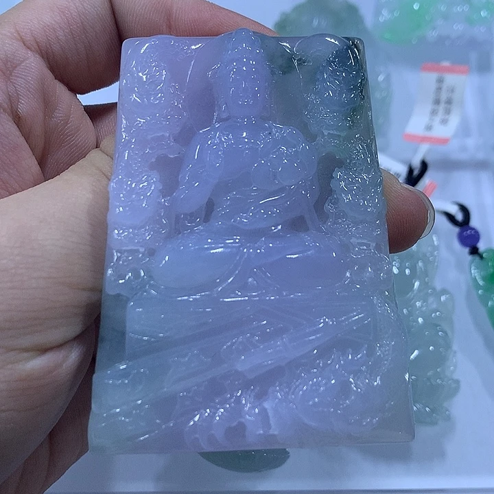 翡翠未镶嵌颈饰天然翡翠A货吊坠