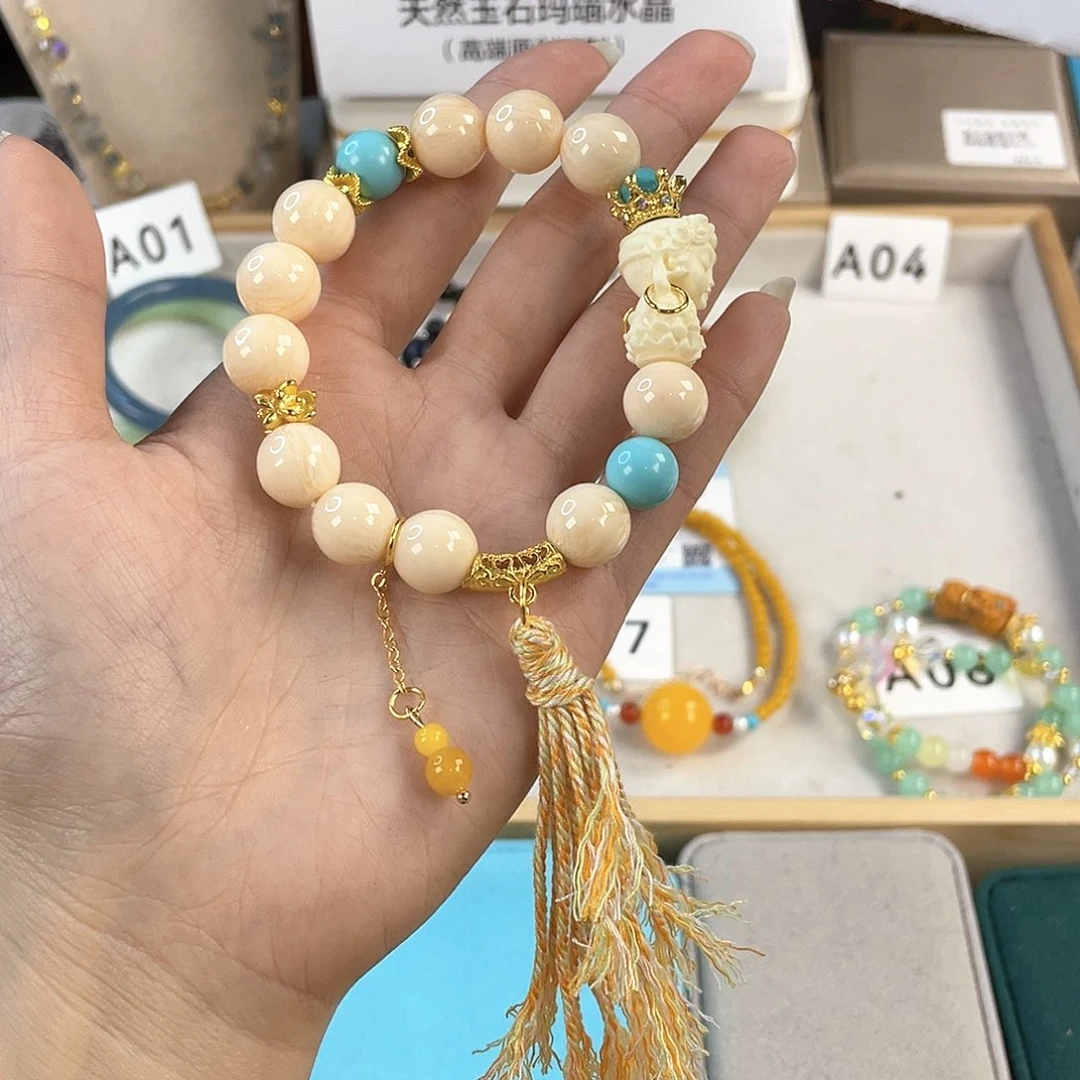 针钠钙石银S925镀金镶嵌手饰铁****糖