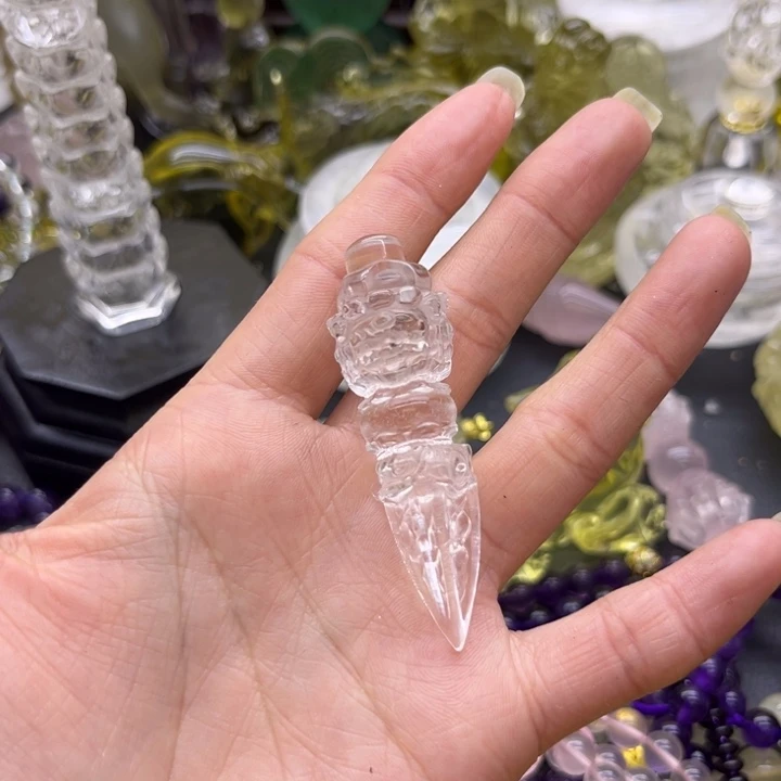 尔***宙水晶珠宝半成品未镶嵌摆件