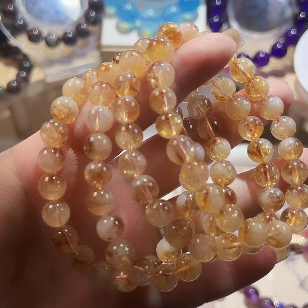 水晶手链未镶嵌黄塔晶