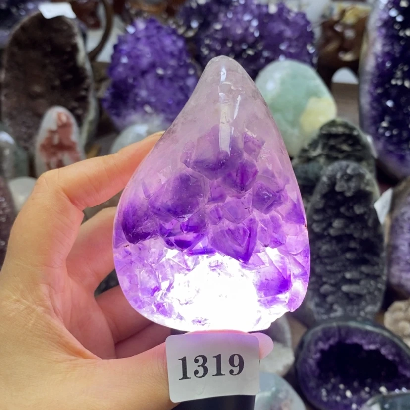 【闪购商品】未镶嵌大型摆件（非配饰）紫晶