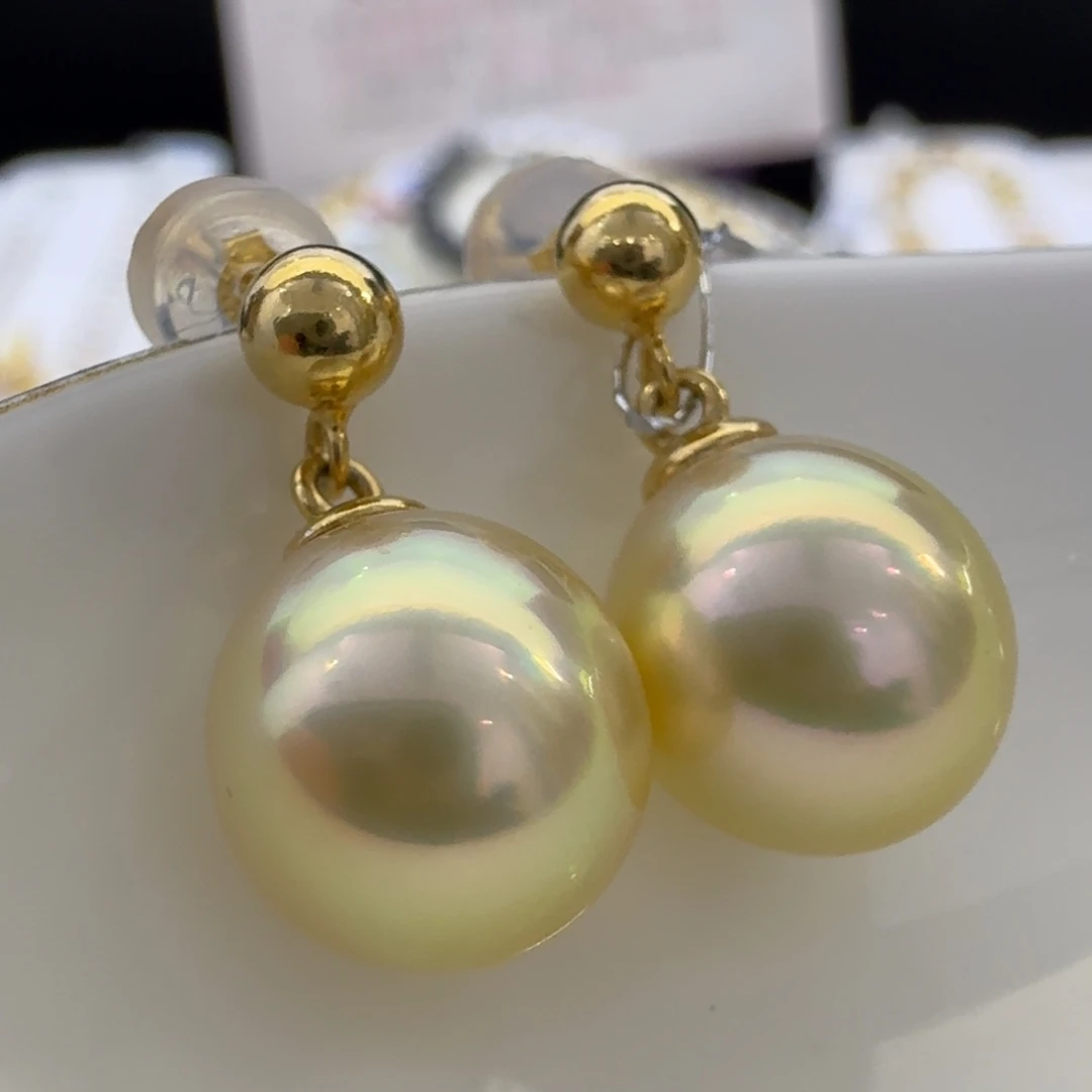 海水珍珠耳饰未镶嵌