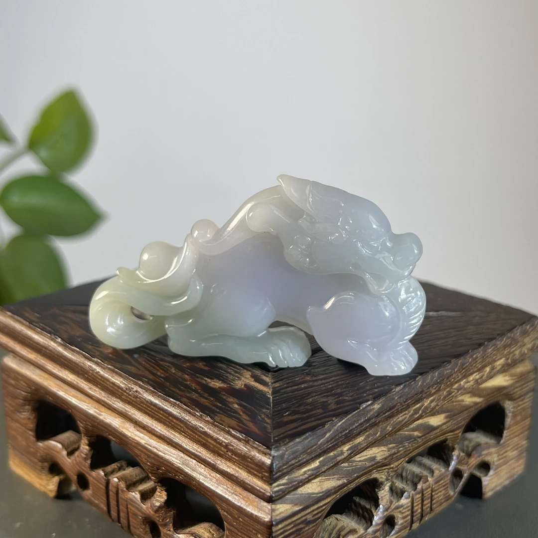 JTB12-79 天然翡翠缅甸A货 龙牌