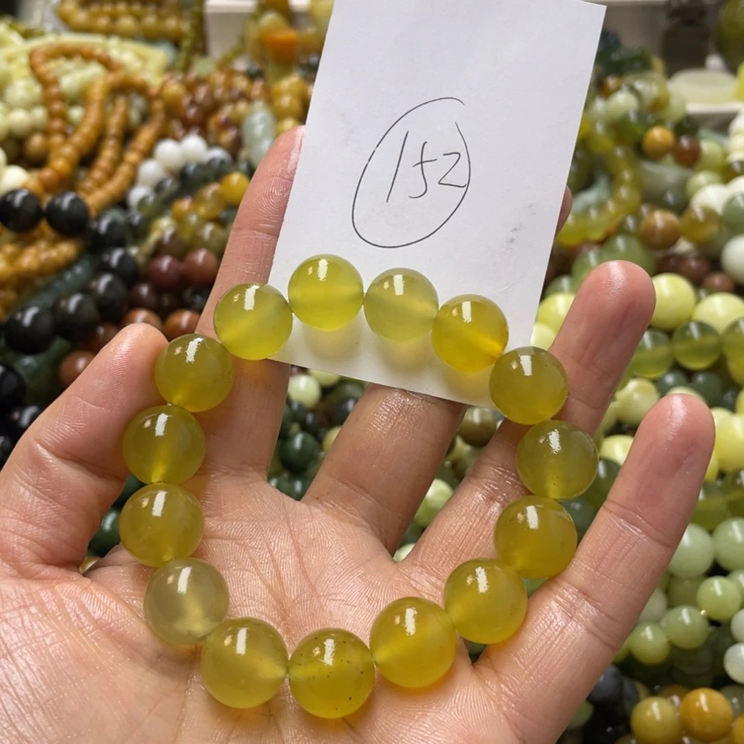 蛇纹石玉手链未镶嵌