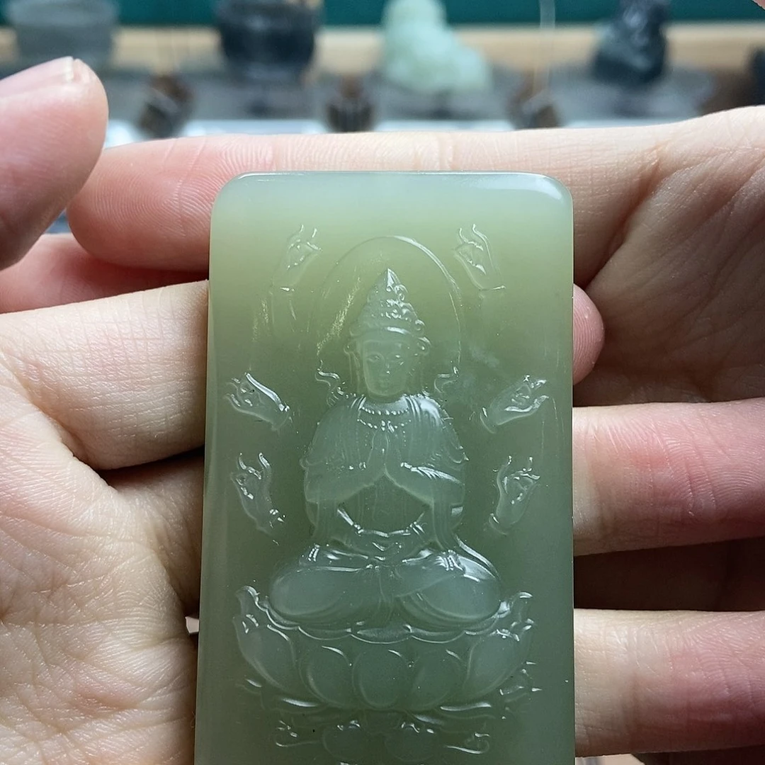 和田玉（糖玉）颈饰未镶嵌