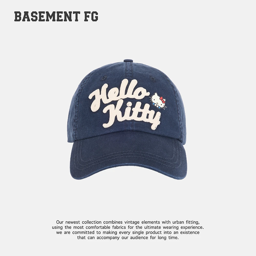 BASEMENT FGxHello Kitty美式复古休闲百搭棒球帽254010096030