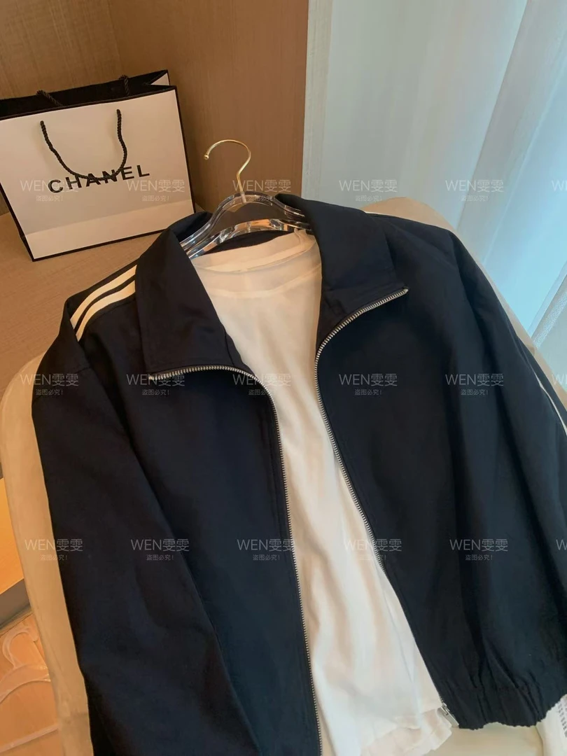 【WEN轻奢】2025新款立领拼接休闲百搭外套上衣WWW0356