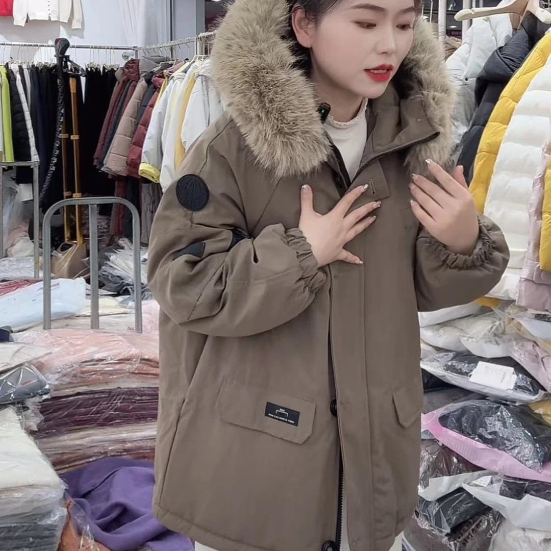25973款，大毛派克，棉衣棉服