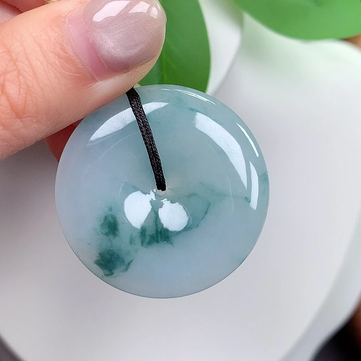 翡翠未镶嵌颈饰50；36-6.0