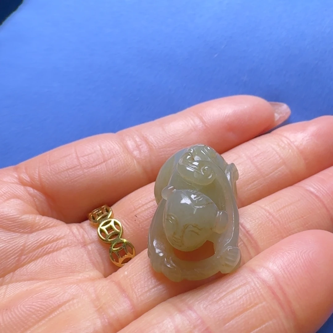 和田玉（糖玉）颈饰未镶嵌