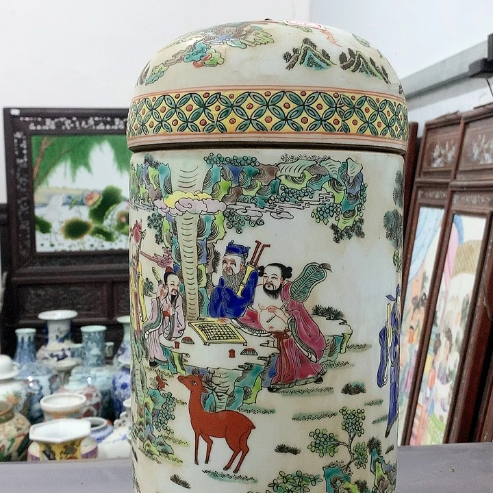 摆件陶博古架陶瓷摆件