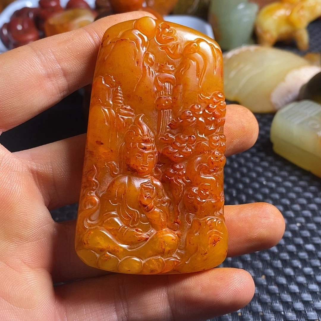 岫岩老玉（透闪石质玉）未镶嵌珠宝奇石