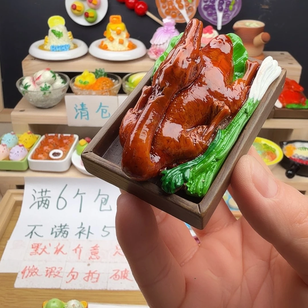 树脂食玩冰箱贴 凭开箱视频售后