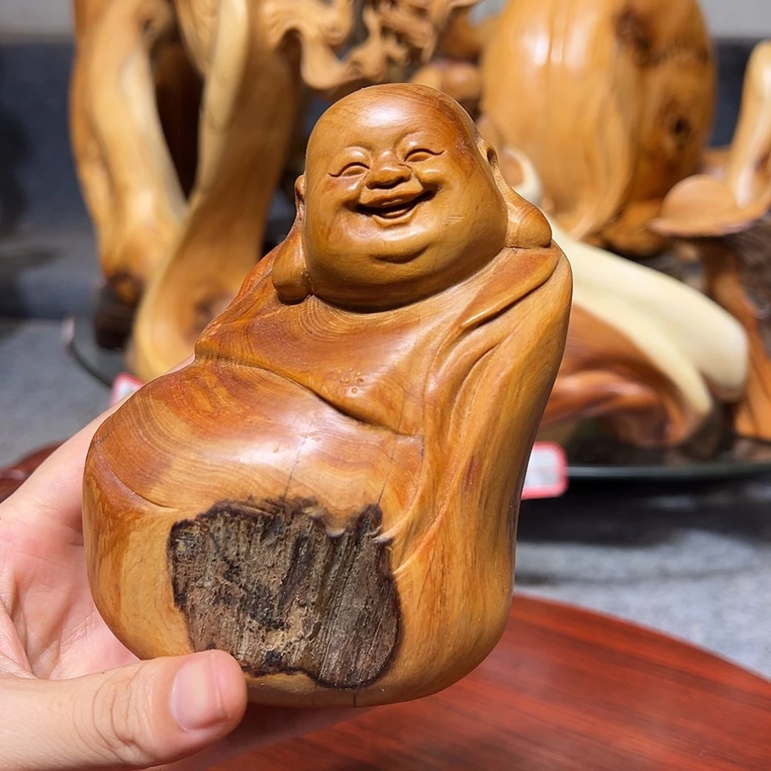 柏木崖柏木手把件摆件