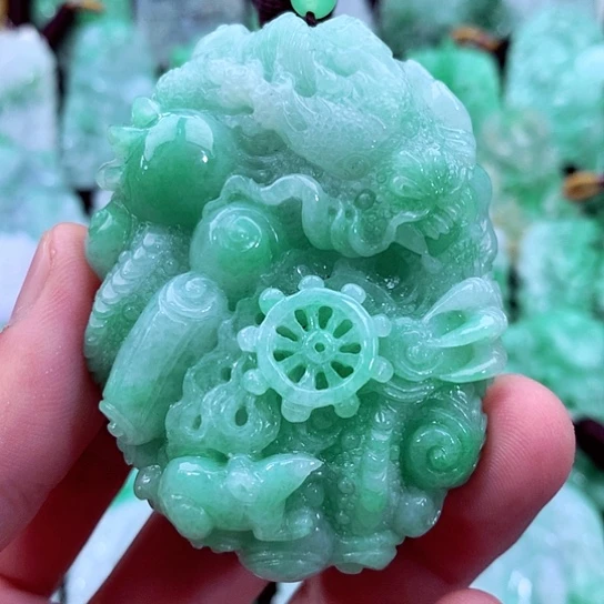 （***。翡翠未镶嵌吊坠(不含链)