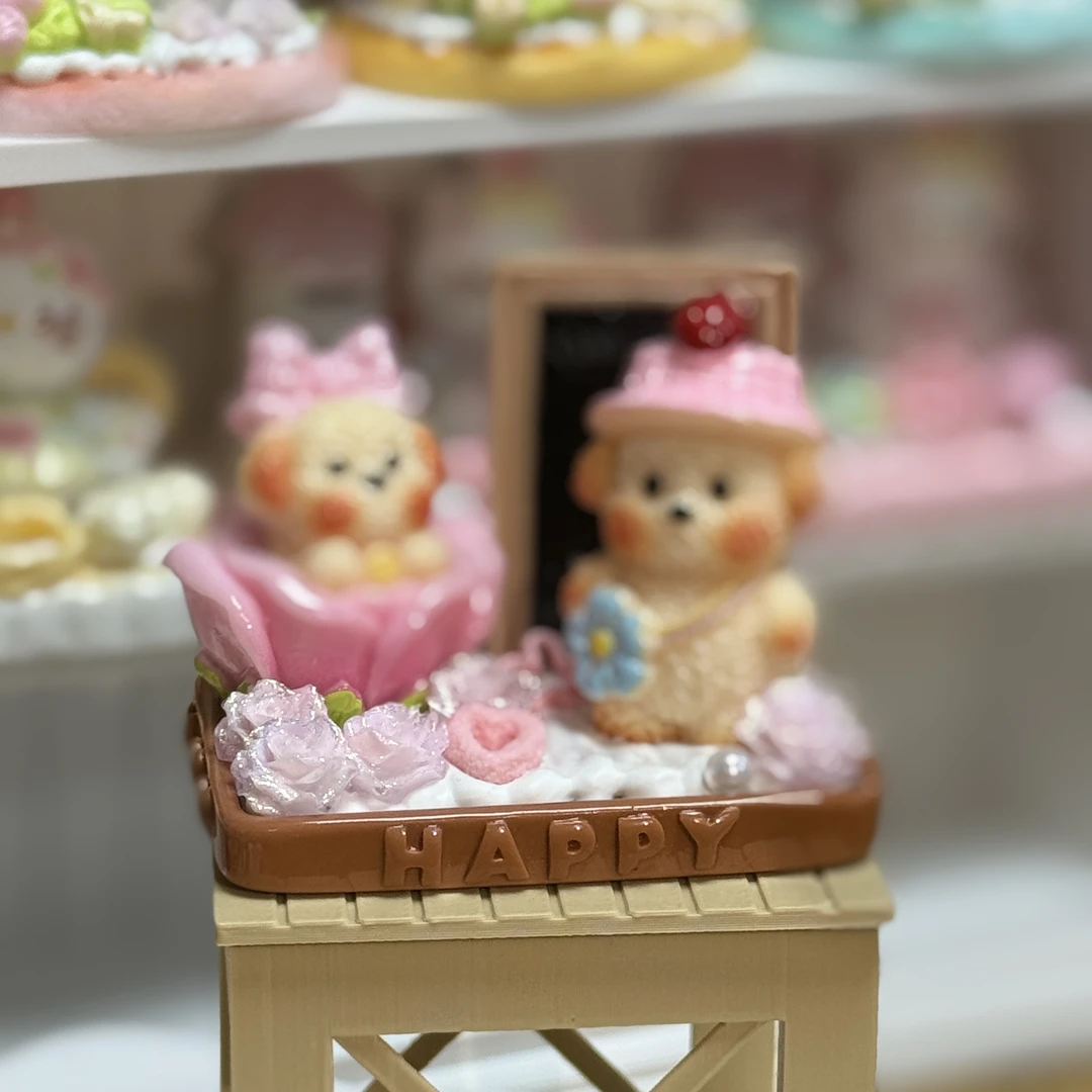 定制食玩DIY配件小份装棉花糖小狗系列