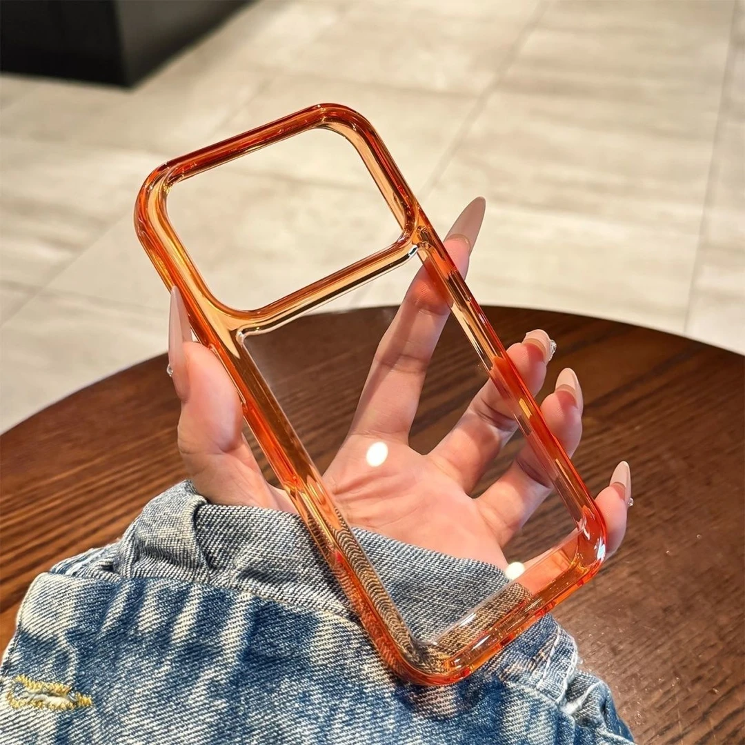 亚克力透明适用苹果17promax手机壳iPhone16promax硬背软边15/14