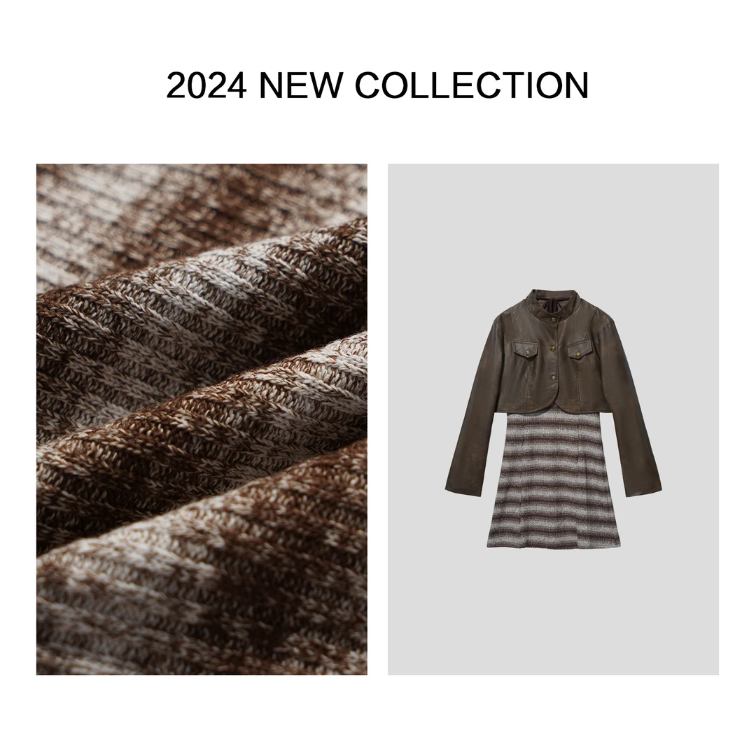 【小依专享】D1356086新款秋冬气质冬装套装-6086