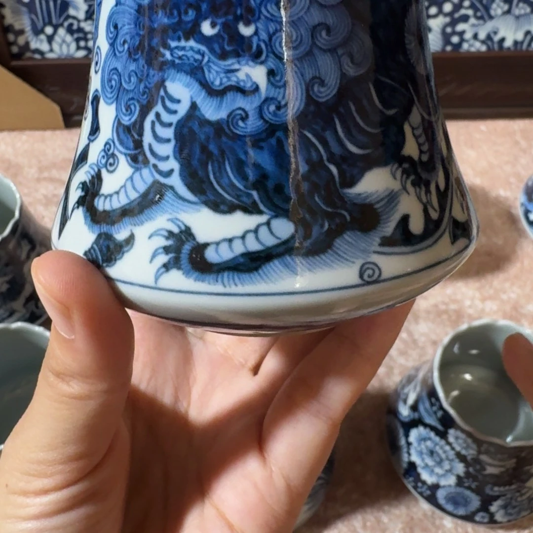 小***張摆件手工手绘景德镇陶瓷
