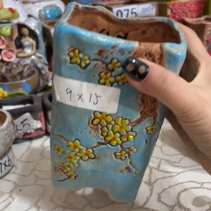 多肉花盆满15包邮