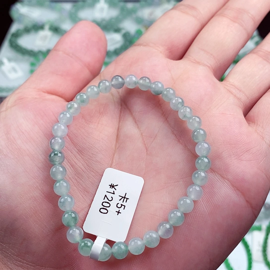 未镶嵌手链翡翠卡5.5