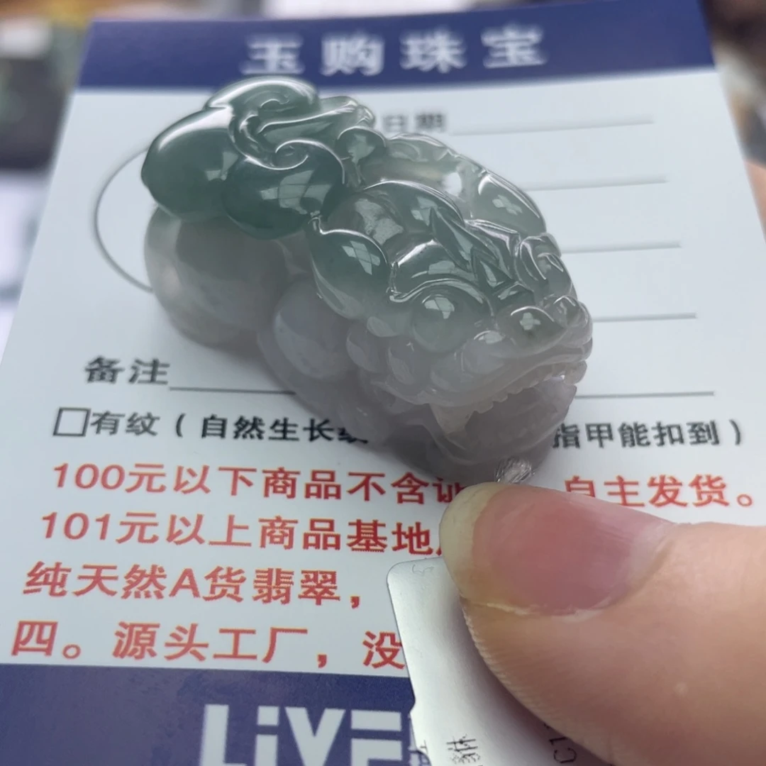 翡翠颈饰未镶嵌翡翠貔貅