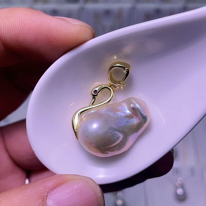 颈饰未镶嵌淡水珍珠04