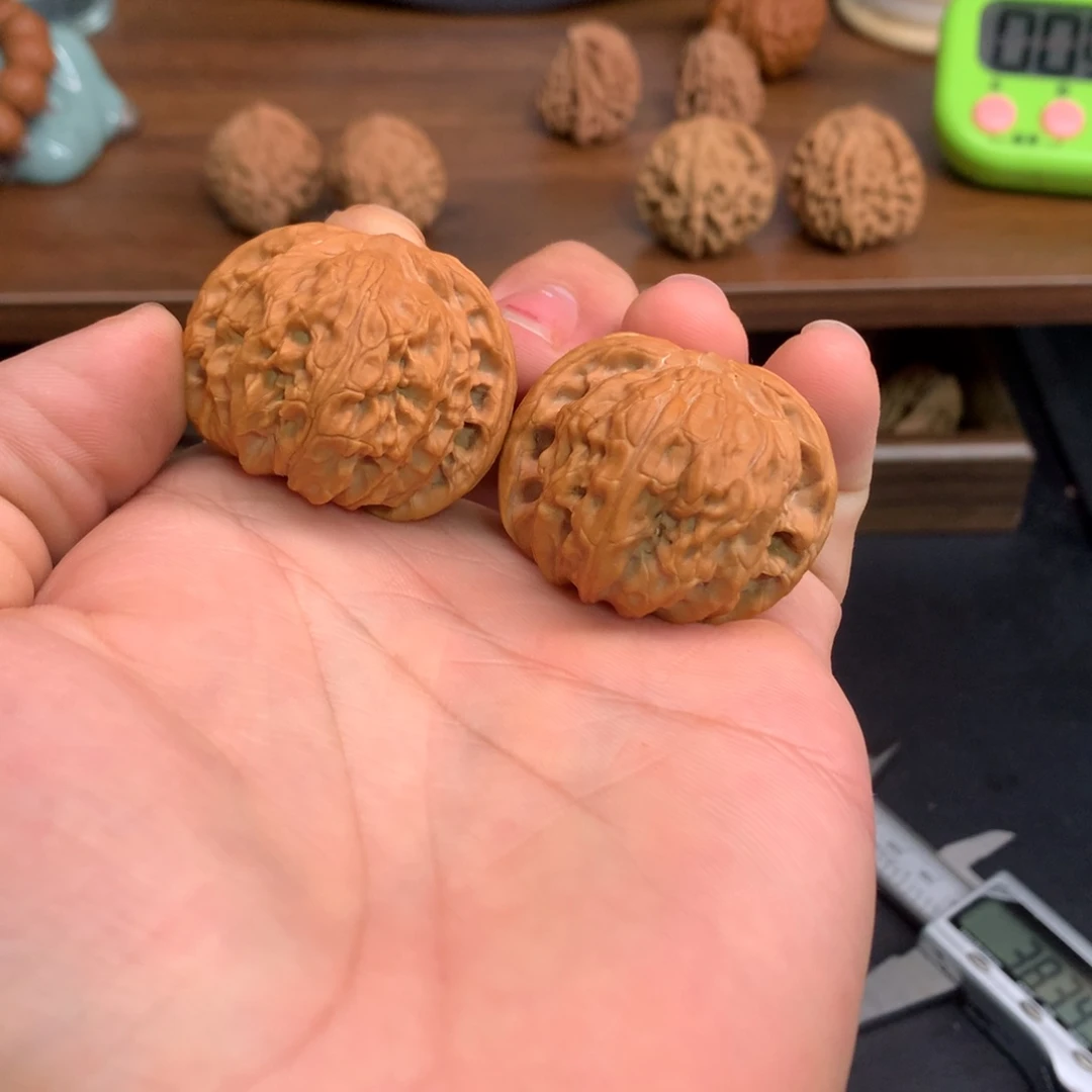 把件文玩核桃38磨盘