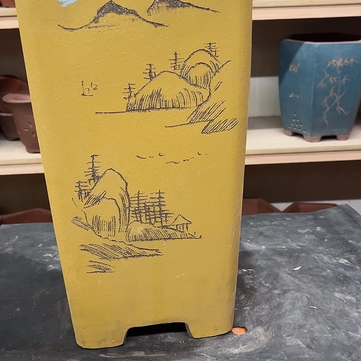 紫砂花盆，透气花盆