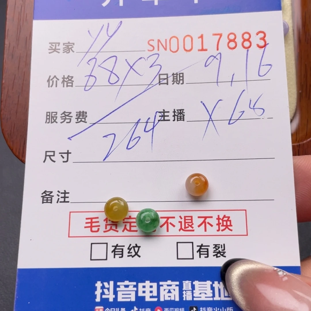 颈饰未镶嵌翡翠y*