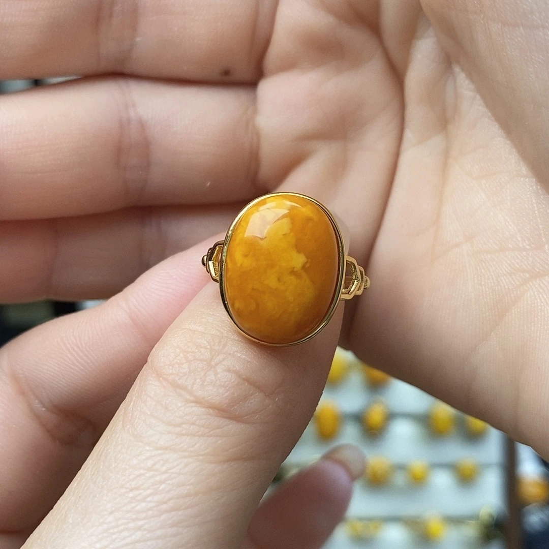 琥珀未镶嵌裸石成品