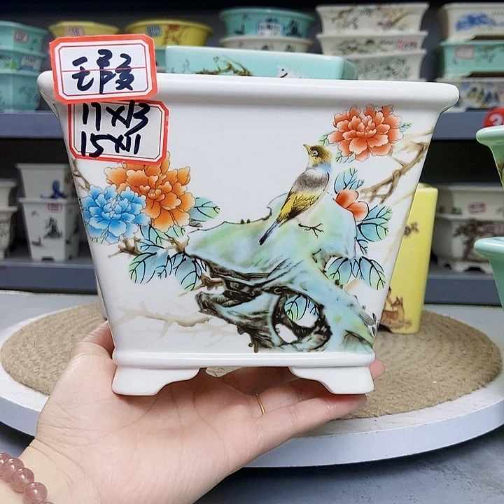 紫砂花瓶紫砂花盆